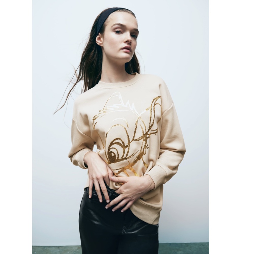 Zara Bambi Disney sweatshirt - Picture 2 of 11